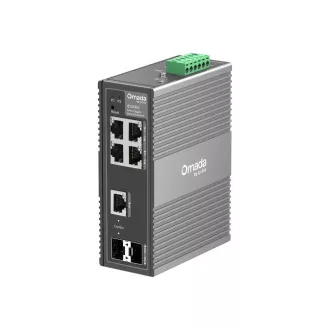 TP-Link OMADA Industrie-Switch IES206G (4xGbE, 1xGbE/SFPcombo, 1xSFP, DIN, IP40, lüfterlos)