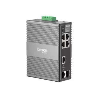 TP-Link OMADA Industrie-Switch IES206G (4xGbE, 1xGbE/SFPcombo, 1xSFP, DIN, IP40, lüfterlos)