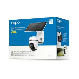TP-Link Tapo C610 KIT Außenkamera, Solarpanel (3MP, 2K, 1296p, IR 10m, WiFi, micro SD Karte, IP65)