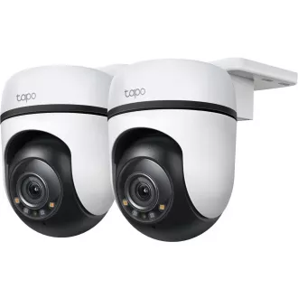 TP-Link Tapo C510W(2er-Pack) Outdoor-Außenkamera, (3MP, PTZ, 2K 1296p, WiFi, IR 30m, micro SD-Karte) TP-Link Tapo C510W(2er-Pack) Outdoor-Außenkamera, (3MP, PTZ, 2K 1296p, WiFi, IR 30m, micro SD-Karte)