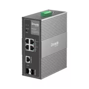 TP-Link OMADA Industrie-Switch IES206GPP (4xGbE, 1xGbE/SFPcombo, 1xSFP, 3xPoE , 1xPoE  , 120W, DIN, IP40, lüfterlos)