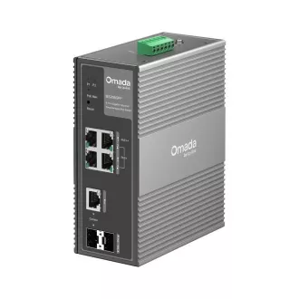 TP-Link OMADA Industrie-Switch IES206GPP (4xGbE, 1xGbE/SFPcombo, 1xSFP, 3xPoE , 1xPoE , 120W, DIN, IP40, lüfterlos) TP-Link OMADA Industrie-Switch IES206GPP (4xGbE, 1xGbE/SFPcombo, 1xSFP, 3xPoE , 1xPoE , 120W, DIN, IP40, lüfterlos)