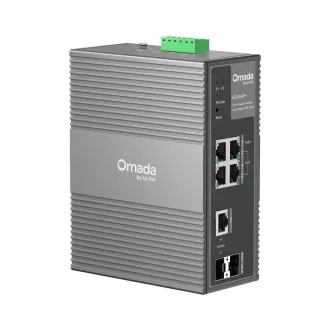TP-Link OMADA Industrie-Switch IES206GPP (4xGbE, 1xGbE/SFPcombo, 1xSFP, 3xPoE , 1xPoE , 120W, DIN, IP40, lüfterlos) TP-Link OMADA Industrie-Switch IES206GPP (4xGbE, 1xGbE/SFPcombo, 1xSFP, 3xPoE , 1xPoE , 120W, DIN, IP40, lüfterlos)