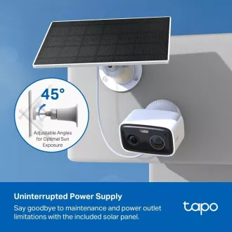 TP-Link Tapo C400 KIT Außenkamera, Solarpanel (2MP, 1080p, IR 10m, WiFi, micro SD Karte, IP65) TP-Link Tapo C400 KIT Außenkamera, Solarpanel (2MP, 1080p, IR 10m, WiFi, micro SD Karte, IP65)