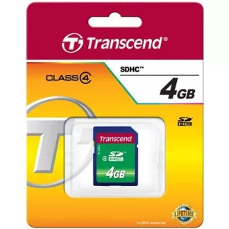 TRANSCEND SDHC-Karte 4GB Klasse 4