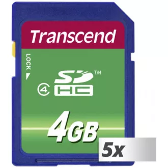 TRANSCEND SDHC-Karte 4GB Klasse 4