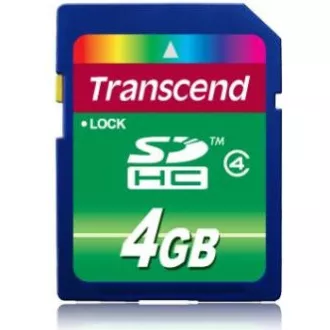 TRANSCEND SDHC-Karte 4GB Klasse 4