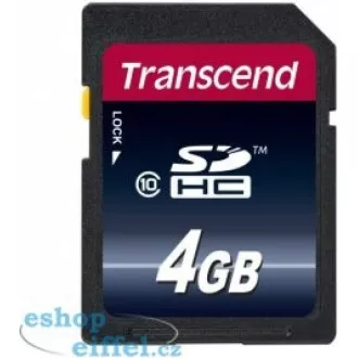 TRANSCEND SDHC-Karte 4GB Premium, Klasse 10