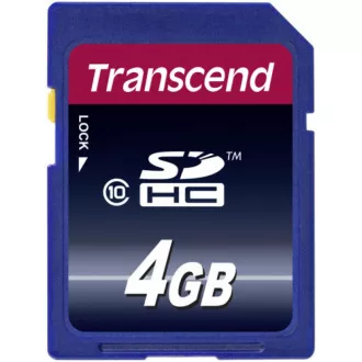 TRANSCEND SDHC-Karte 4GB Premium, Klasse 10