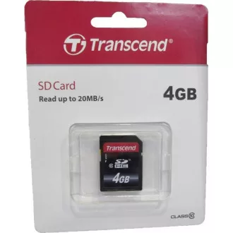 TRANSCEND SDHC-Karte 4GB Premium, Klasse 10