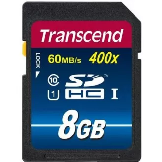 TRANSCEND SDHC-Karte 8GB Premium, Klasse 10 UHS-I, 300X