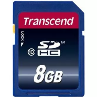 TRANSCEND SDHC-Karte 8GB Premium, Klasse 10 UHS-I, 300X