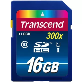 TRANSCEND SDHC-Karte 16GB Premium, Klasse 10 UHS-I, 300X (45MB/s) TRANSCEND SDHC-Karte 16GB Premium, Klasse 10 UHS-I, 300X (45MB/s)