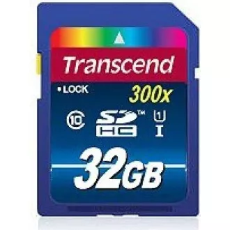 TRANSCEND SDHC-Karte 32GB Premium, Klasse 10 UHS-I, 300X TRANSCEND SDHC-Karte 32GB Premium, Klasse 10 UHS-I, 300X