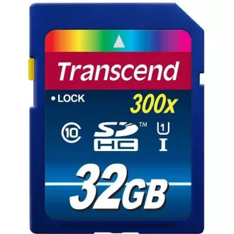 TRANSCEND SDHC-Karte 32GB Premium, Klasse 10 UHS-I, 300X TRANSCEND SDHC-Karte 32GB Premium, Klasse 10 UHS-I, 300X