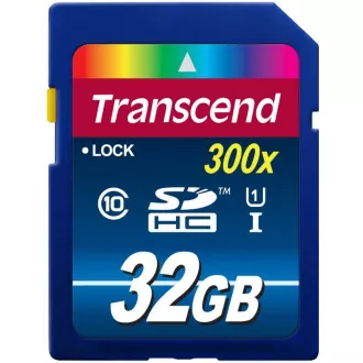 TRANSCEND SDHC-Karte 32GB Premium, Klasse 10 UHS-I, 300X TRANSCEND SDHC-Karte 32GB Premium, Klasse 10 UHS-I, 300X