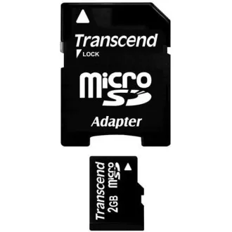 TRANSCEND MicroSD-Karte 2GB + Adapter TRANSCEND MicroSD-Karte 2GB + Adapter