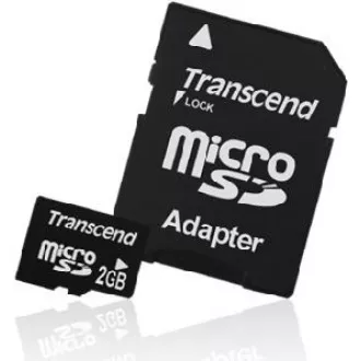 TRANSCEND MicroSD-Karte 2GB + Adapter TRANSCEND MicroSD-Karte 2GB + Adapter