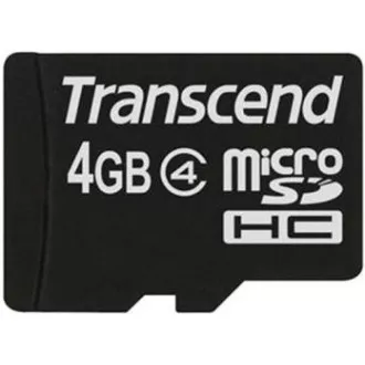 TRANSCEND MicroSDHC-Karte 4GB Klasse 4, ohne Adapter