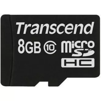 TRANSCEND MicroSDHC-Karte 8GB Klasse 10 8GB, ohne Adapter
