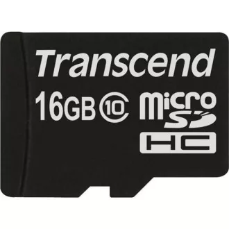 TRANSCEND MicroSDHC-Karte 16GB Klasse 10, ohne Adapter TRANSCEND MicroSDHC-Karte 16GB Klasse 10, ohne Adapter