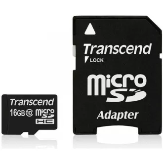TRANSCEND MicroSDHC-Karte 16GB Class 10+ Adapter TRANSCEND MicroSDHC-Karte 16GB Class 10+ Adapter