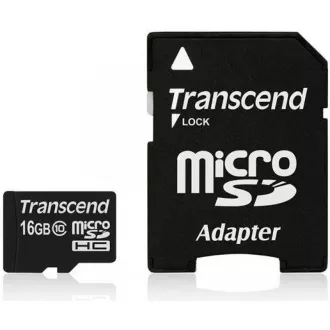 TRANSCEND MicroSDHC-Karte 16GB Class 10+ Adapter TRANSCEND MicroSDHC-Karte 16GB Class 10+ Adapter
