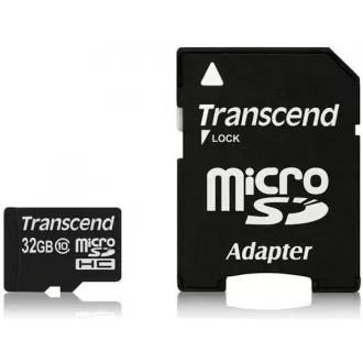TRANSCEND MicroSDHC-Karte 32GB Klasse 10+ Adapter TRANSCEND MicroSDHC-Karte 32GB Klasse 10+ Adapter