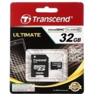 TRANSCEND MicroSDHC-Karte 32GB Klasse 10+ Adapter TRANSCEND MicroSDHC-Karte 32GB Klasse 10+ Adapter