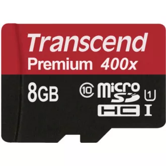 TRANSCEND MicroSDHC-Karte 8GB Premium, Klasse 10 UHS-I 300x, ohne Adapter