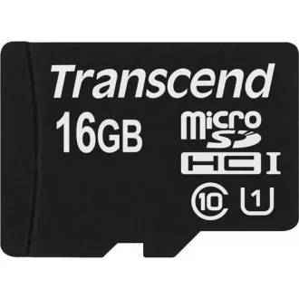TRANSCEND MicroSDHC-Karte 16GB Premium, Klasse 10 UHS-I 300x, ohne Adapter