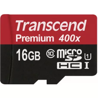 TRANSCEND MicroSDHC-Karte 16GB Premium, Klasse 10 UHS-I 300x, ohne Adapter