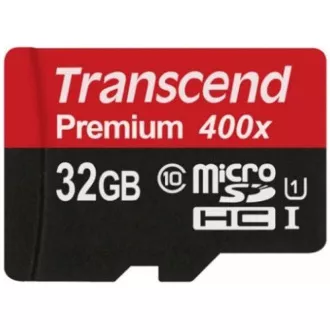TRANSCEND MicroSDHC-Karte 32GB Premium, Klasse 10 UHS-I 300x, ohne Adapter