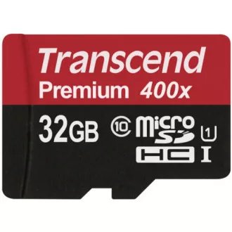 TRANSCEND MicroSDHC-Karte 32GB Premium, Klasse 10 UHS-I 300x, ohne Adapter