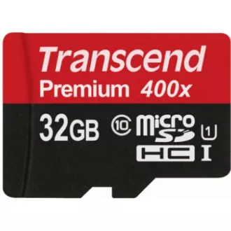 TRANSCEND MicroSDHC-Karte 32GB Premium, Klasse 10 UHS-I 300x, ohne Adapter