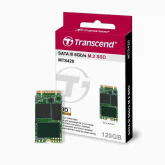 TRANSCEND Industrie-SSD MTS420 120GB, M.2 2242, SATA III 6Gb/s, TLC TRANSCEND Industrie-SSD MTS420 120GB, M.2 2242, SATA III 6Gb/s, TLC