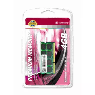 TRANSCEND SODIMM DDR3 4GB 1066MHz 2Rx8 CL7 JetRam™ Einzelhandel