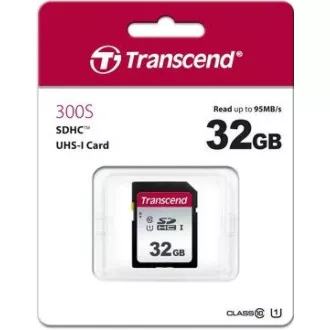 TRANSCEND SDHC-Karte 32GB 300S, UHS-I U1 (R: 95 / B: 45 MB/s)
