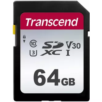 TRANSCEND SDXC-Karte 64GB 300S, UHS-I U3 V30 (R: 95 / B: 45 MB/s)