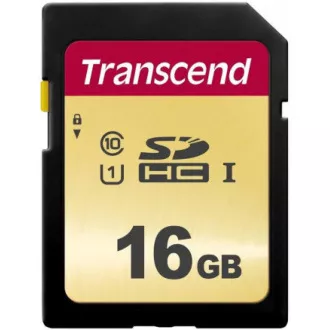 TRANSCEND SDHC-Karte 16GB 500S, UHS-I U1 (R: 95 / B: 60 MB/s)