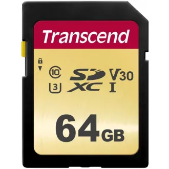 TRANSCEND SDXC-Karte 64GB 500S, UHS-I U3 V30 (R: 95 / B: 60 MB/s) TRANSCEND SDXC-Karte 64GB 500S, UHS-I U3 V30 (R: 95 / B: 60 MB/s)