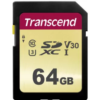 TRANSCEND SDXC-Karte 64GB 500S, UHS-I U3 V30 (R: 95 / B: 60 MB/s) TRANSCEND SDXC-Karte 64GB 500S, UHS-I U3 V30 (R: 95 / B: 60 MB/s)