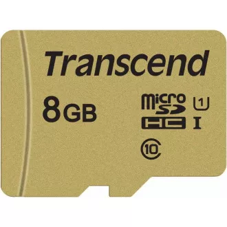TRANSCEND MicroSDHC-Karte 8GB 500S, UHS-I U1 + Adapter TRANSCEND MicroSDHC-Karte 8GB 500S, UHS-I U1 + Adapter