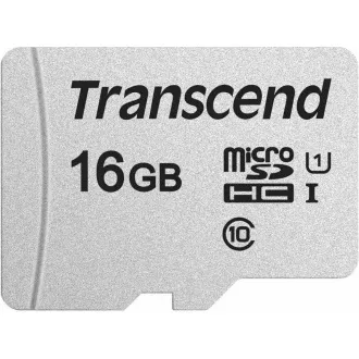 TRANSCEND MicroSDHC-Karte 16GB 300S, UHS-I U1 + Adapter