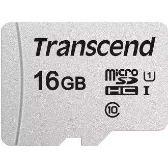 TRANSCEND MicroSDHC-Karte 16GB 300S, UHS-I U1 + Adapter