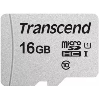 TRANSCEND MicroSDHC-Karte 16GB 300S, UHS-I U1 + Adapter