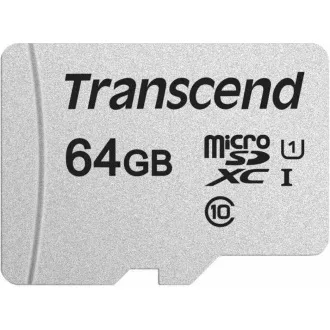 TRANSCEND MicroSDXC-Karte 64GB 300S, UHS-I U1 + Adapter