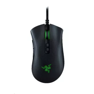 RAZER Maus DeathAdder V2, optisch, Auflösung 20.000 dpi, USB, Hybrid Cloud-Speicher und integrierter Speicher, RGB