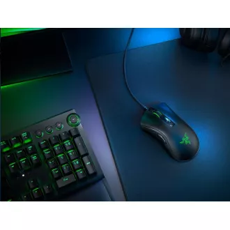RAZER Maus DeathAdder V2, optisch, Auflösung 20.000 dpi, USB, Hybrid Cloud-Speicher und integrierter Speicher, RGB