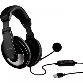 SPEED LINK Kopfhörer SL-870020-BK THEBE Stereo Headset, schwarz